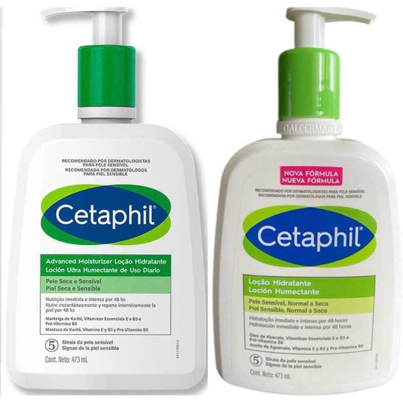 Loção Hidratante Cetaphil Corpo e Rosto ou  Loção Hidratante Cetaphil Advanced Moisturizer 473ml