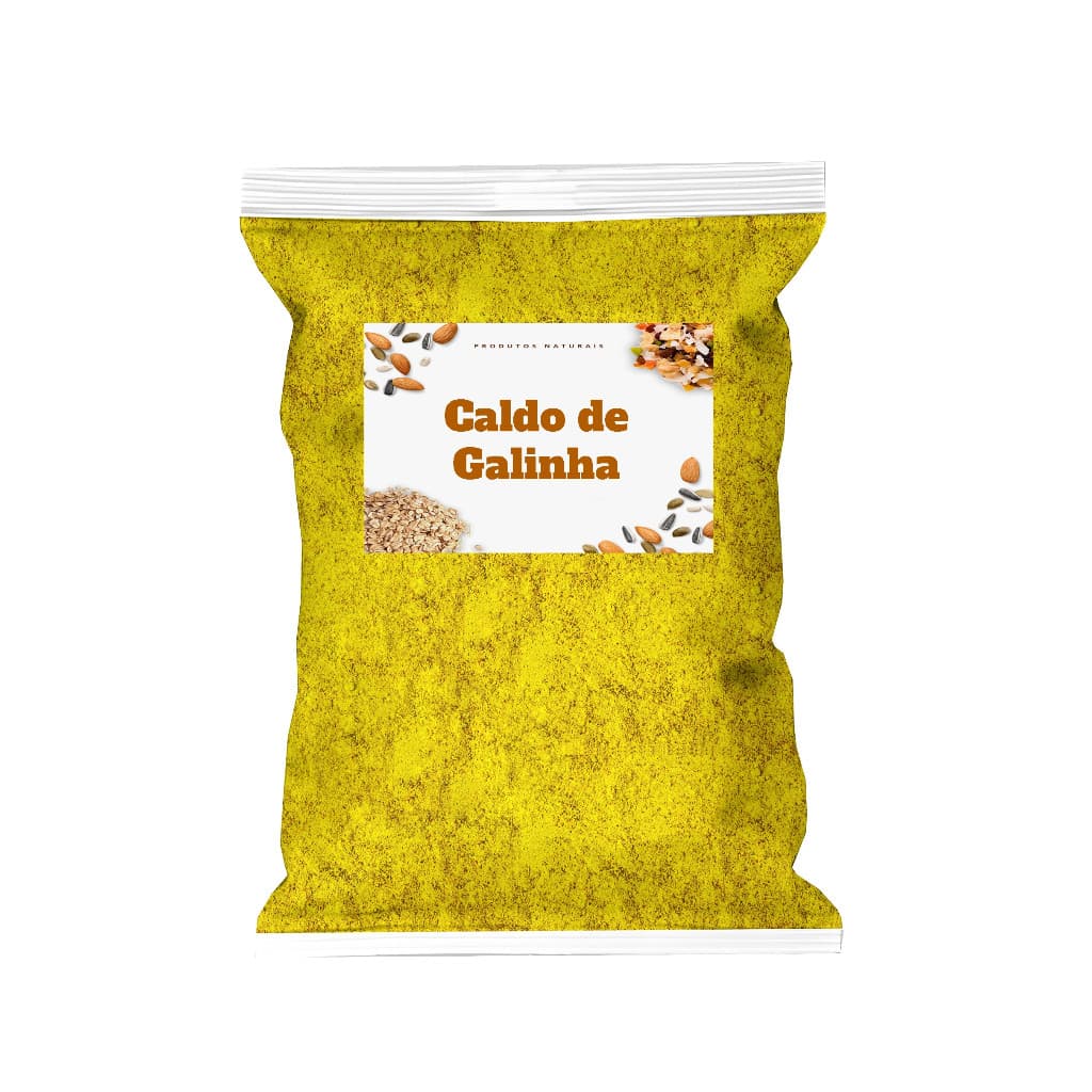 Caldo de Galinha Em Pó - Saboroso - Especiaria - Condimento - Tempero -  Alimentos