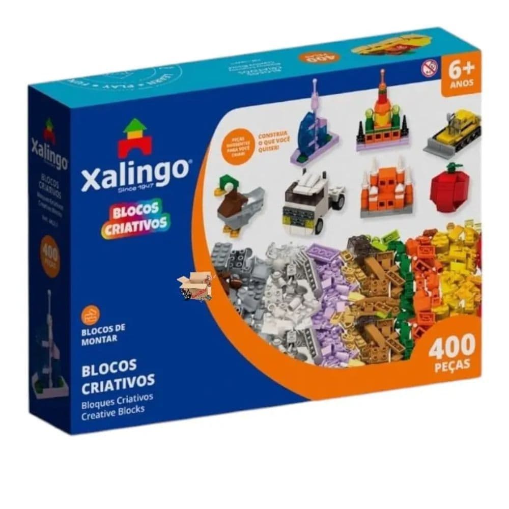 Blocos De Montar Criativos 400 Peças - Xalingo compatível com lego