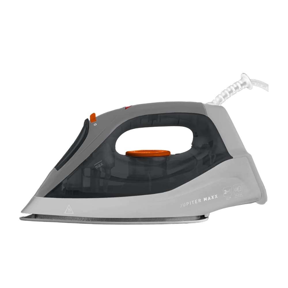 Ferro Passar Roupas Mallory Jupiter Maxx 2 em 1 Seco e Vapor, Base Antiaderente e Reservatório 260ml