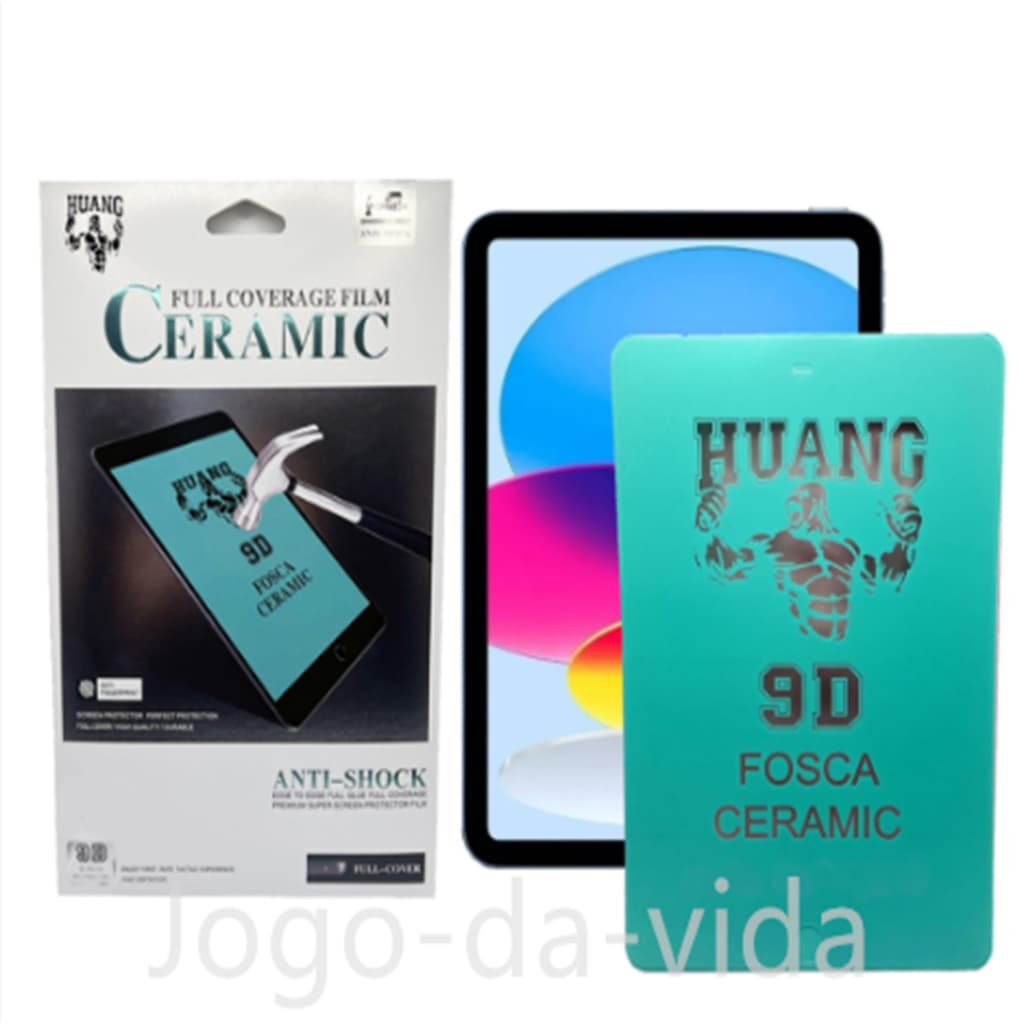 Película ceramica fosca 9D a prova d agua anti- impressao digital  Para Samsung Galaxy Tab A8 A9 A11 Plus S7 8 9 FE Plus