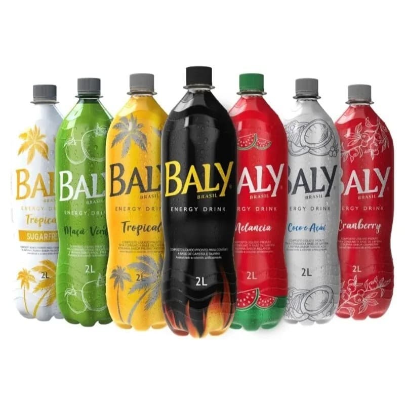 Energético Baly - 2 Litros Diversos Sabores