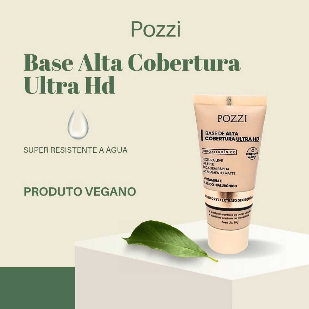 Base Liquida  Pozzi 30 ml Alta cobertura 24 horas