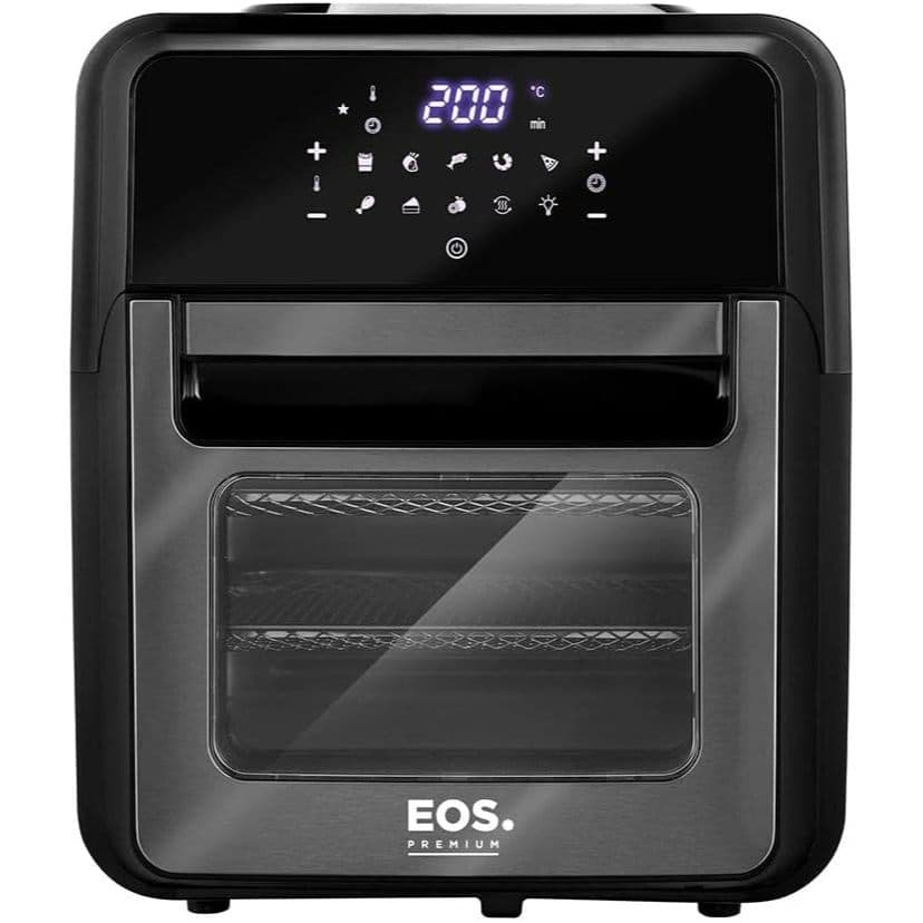 Fritadeira Sem Óleo Air Fryer EOS Premium 12L Digital Touch Titanium EAF12T 220V