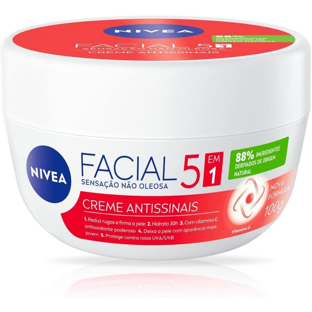 Creme Hidratante Facial Antissinais Nivea 100 G Anti-idade/Antirrugas