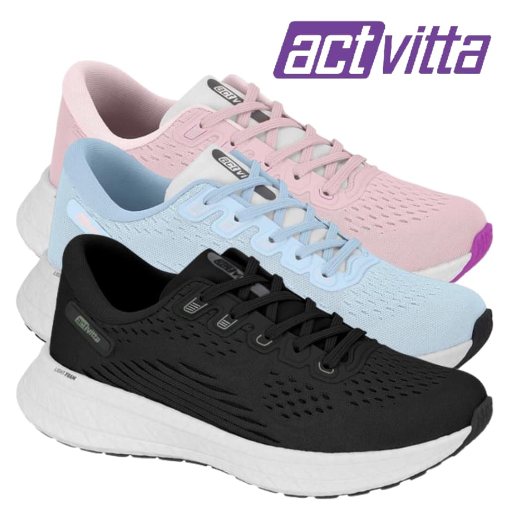 Tenis Actvitta Esportivo Original Feminino Conforto Caminhada Casual Lançamento Light Foam 4841.100