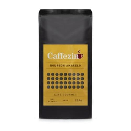 CAFÉ GOURMET BOURBON AMARELO TORRADO EM GRÃOS - CAFFEZIN - 250G