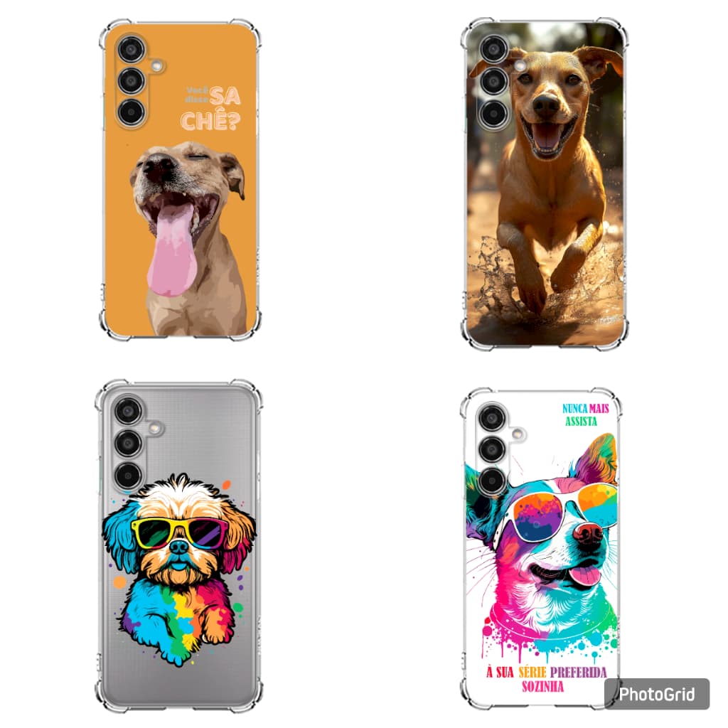 CAPA CAPINHA SAMSUNG M15, M35 e M55 TPU DESENHOS VARIADOS CAPINHA CASE DOG, CACHORRO