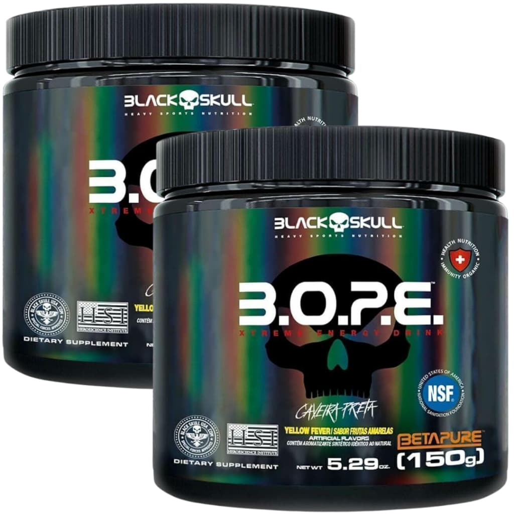 Kit 2 Pré treino BOPE 150g (cada) - Blackskull