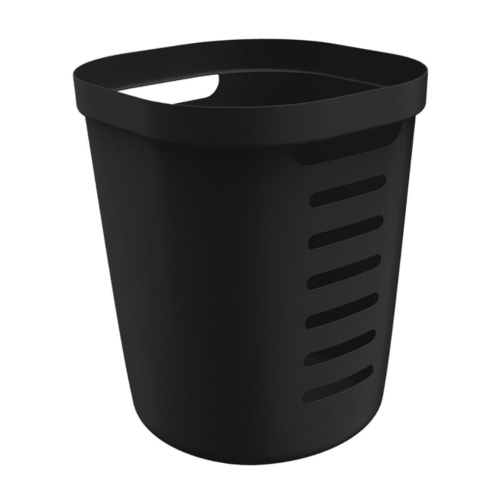 Cesto Organizador Multiuso 46 Litros Preto Para Roupa Suja Brinquedos Porta Objetos Para Casa Banheiro Quarto Lavanderia