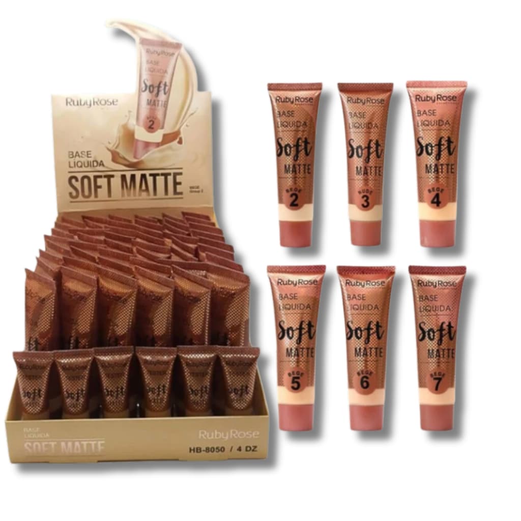 Base Liquida Soft Matte - Ruby Rose Escolha a Sua