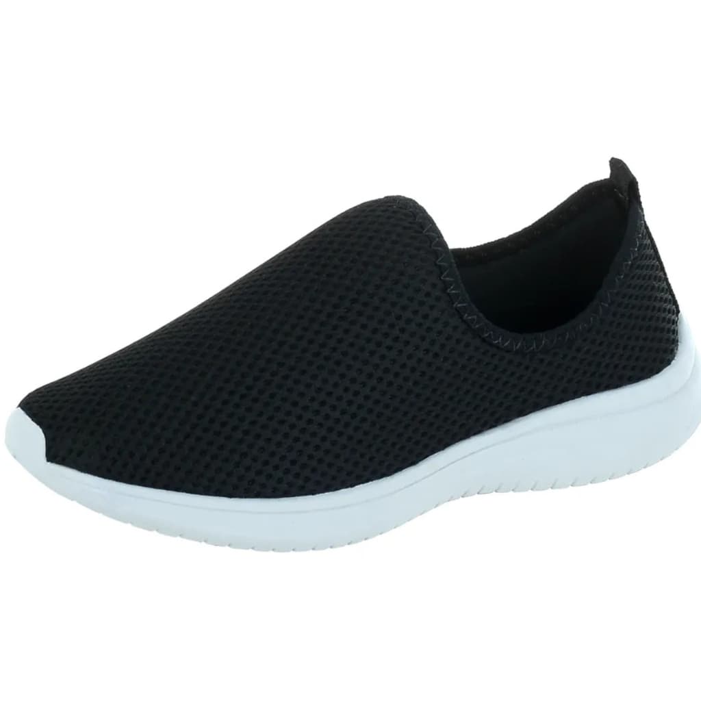Tênis Calce Fácil Calçado Feminino Confortável Preto