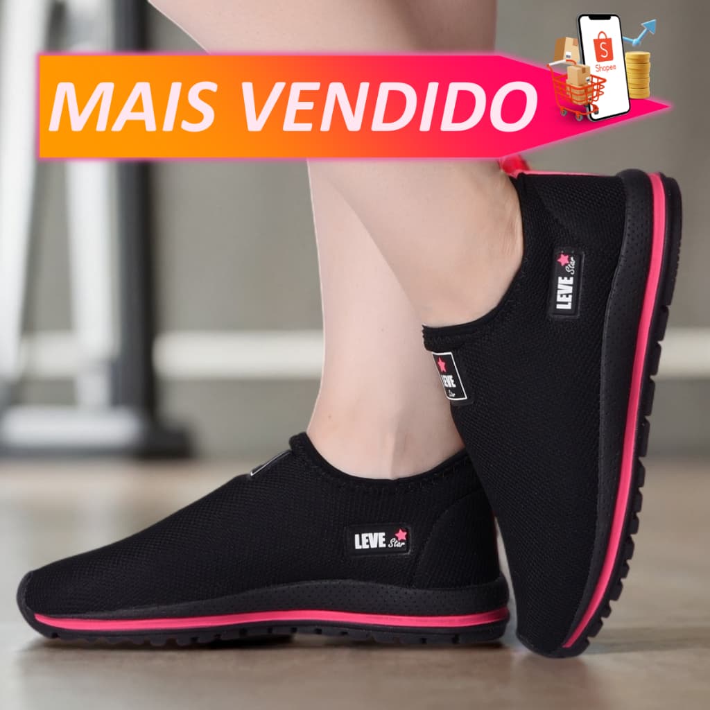Tênis feminino academia resistente malhar respirável confortável corrida antiderrapante caminhada
