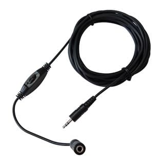 Cabo extensor P2 fone de ouvido com controle ajuste de volume 4 Mts de comprimento