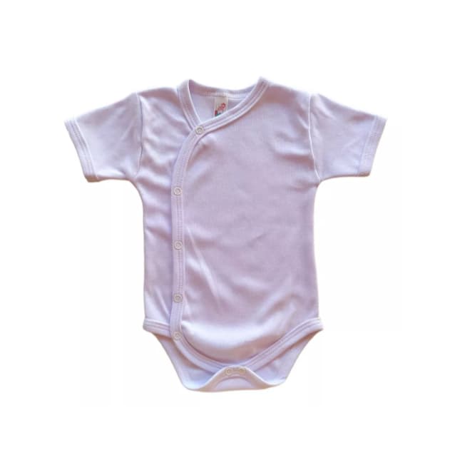Kit 4 Pçs Body Kimono Manga Curta Liso Bebê Enxoval Atacado Verão menina Menino Roupa De Bebe Moda Infantil