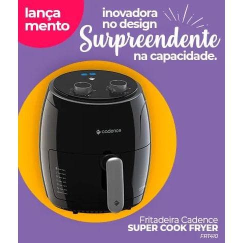 Fritadeira Sem Óleo 3,8L Cadence Super Cook Fryer