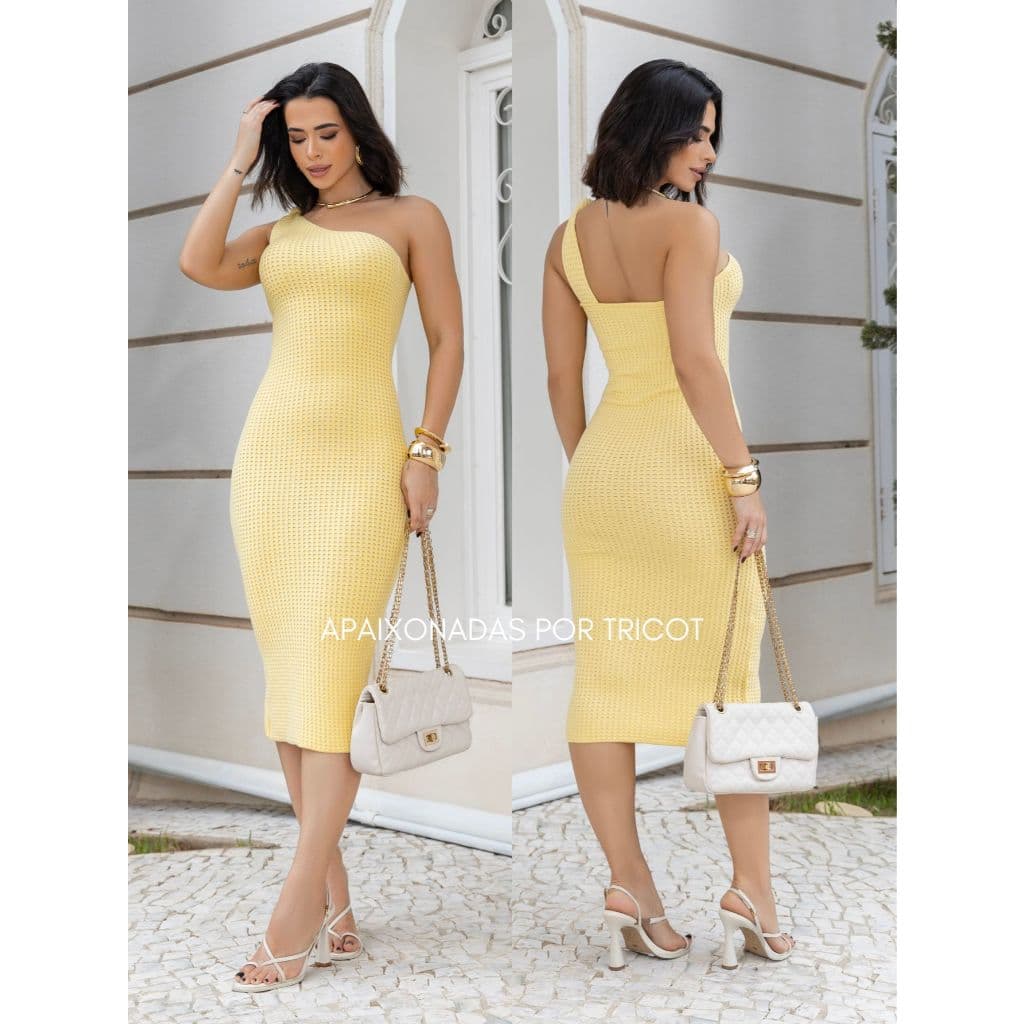 Vestido Feminino Em Tricot Midi Modal Casual Elegante Fino Vestido Vermelho Vestido Branco