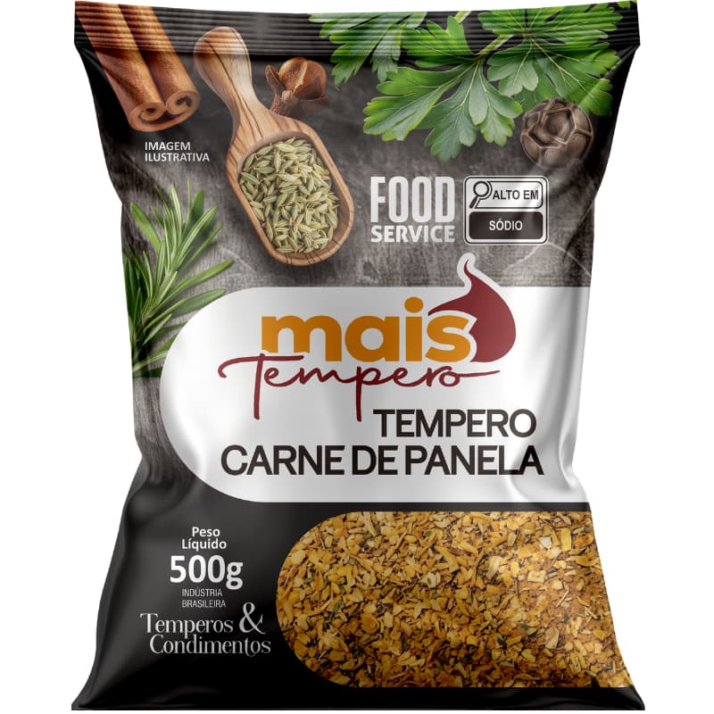 Tempero Carne De Panela Linha Premium 500g 1kg ou 2kg - Super Linha Premium Mais Tempero