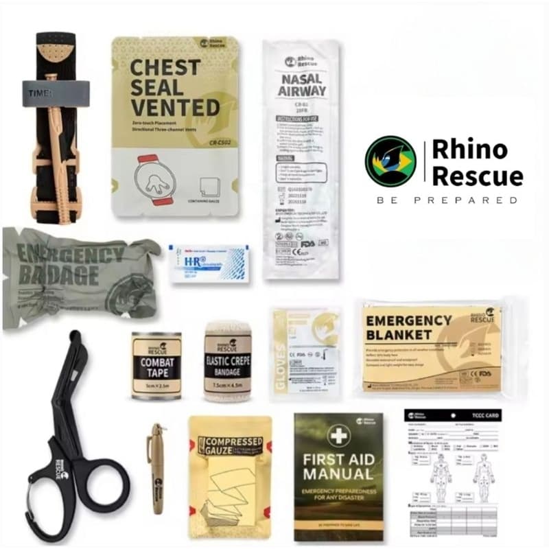 Monte seu Kit de APH e IFAK - Rhino Rescue