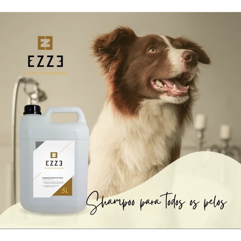 Shampoo Pet Todos os Pelos 5 Litros EZZE - Dilui 1:4 (para cães e gatos)