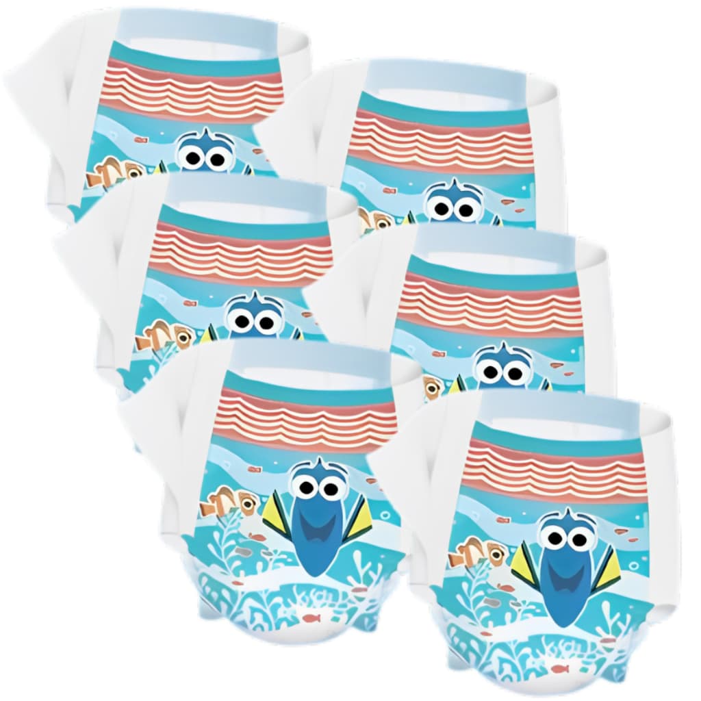 Kit 6 Unidades Fralda Calça Praia e Pisicina Huggies Little Swimmers - P M G XG