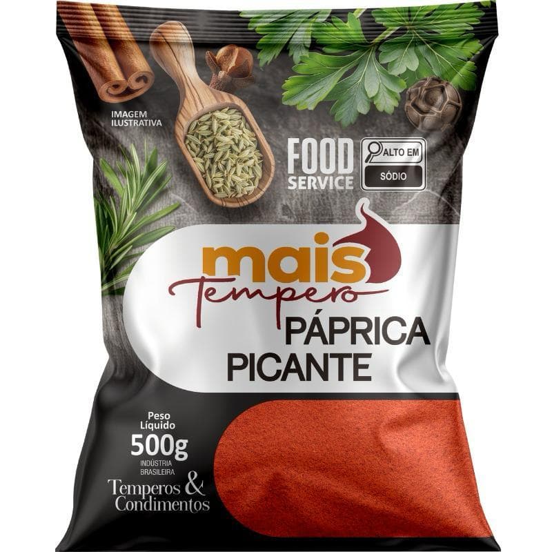 Páprica Picante 1kg - Mais Temperos
