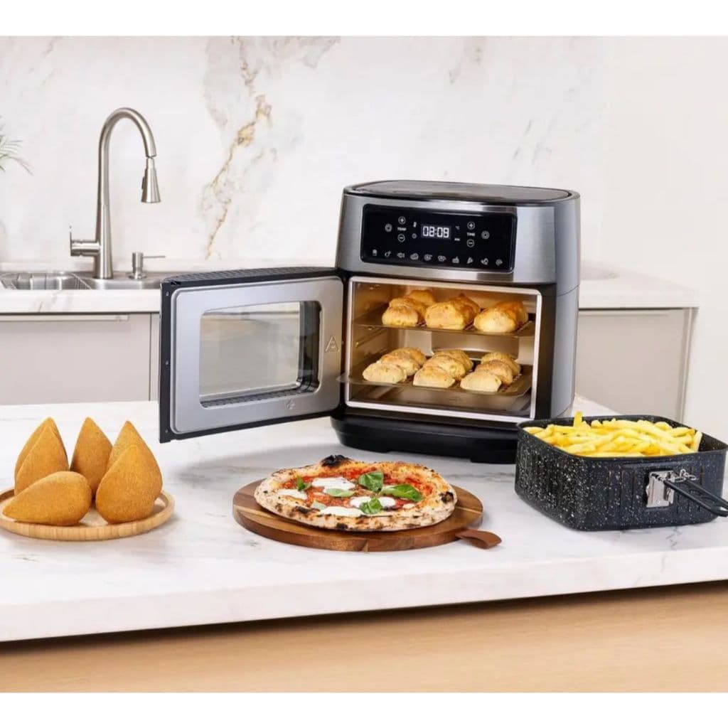 Fritadeira Elétrica  OVEN DIGITAL 12 Litros Revestimento Antiaderente 10 Funções, 1800W