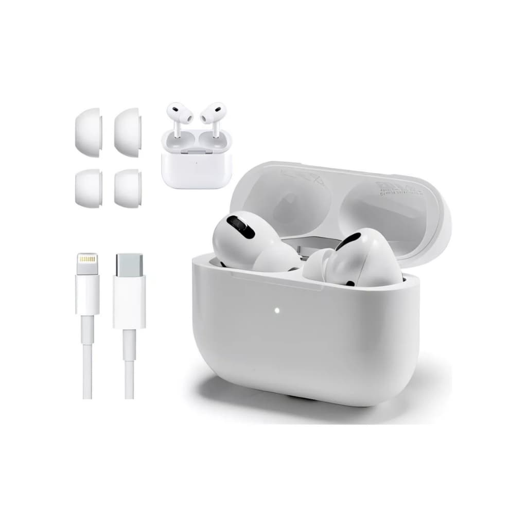 Fone Bluetooth Para AirPods Pro Linha Premium com Carregamento por Indução GPS Super Bass 3 Geração