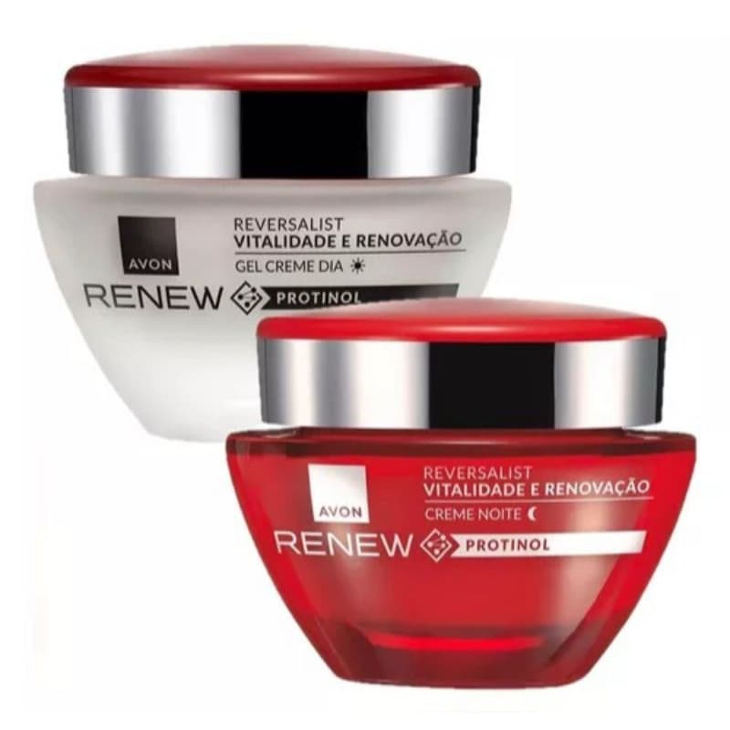 Kit Renew Reversalist creme anti-idade (dia+noite) 50g Cada | Avon