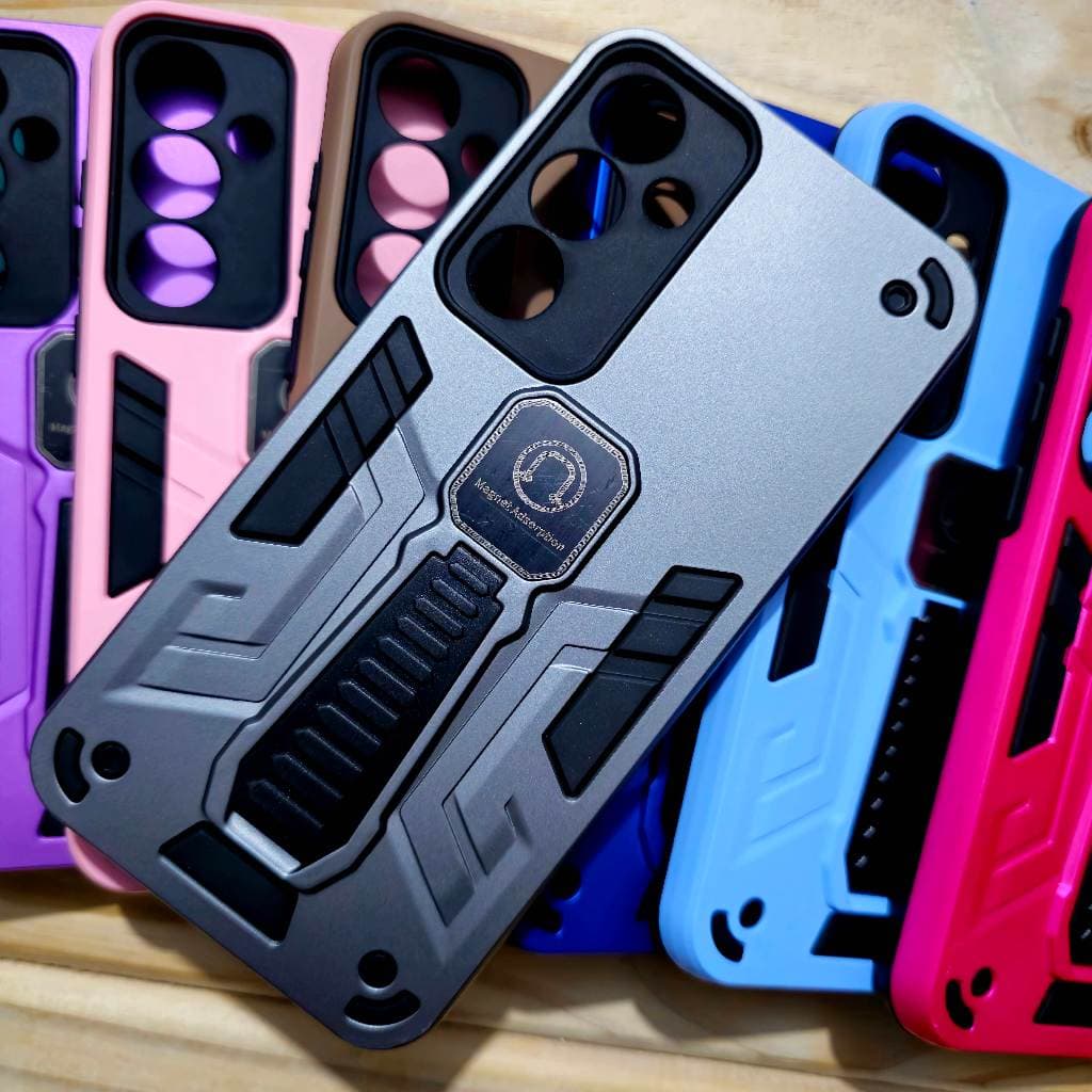Capa capinha anti impacto silicone com Suporte para Samsung A16 / Capa para Samsung A16  - Magnético