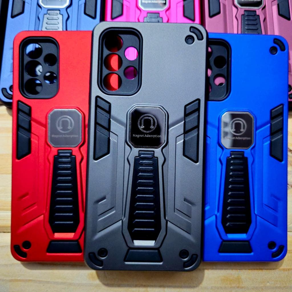 Capa capinha anti impacto silicone com Suporte para Samsung A32 4G / Capa para Samsung A32 4G - Magnético