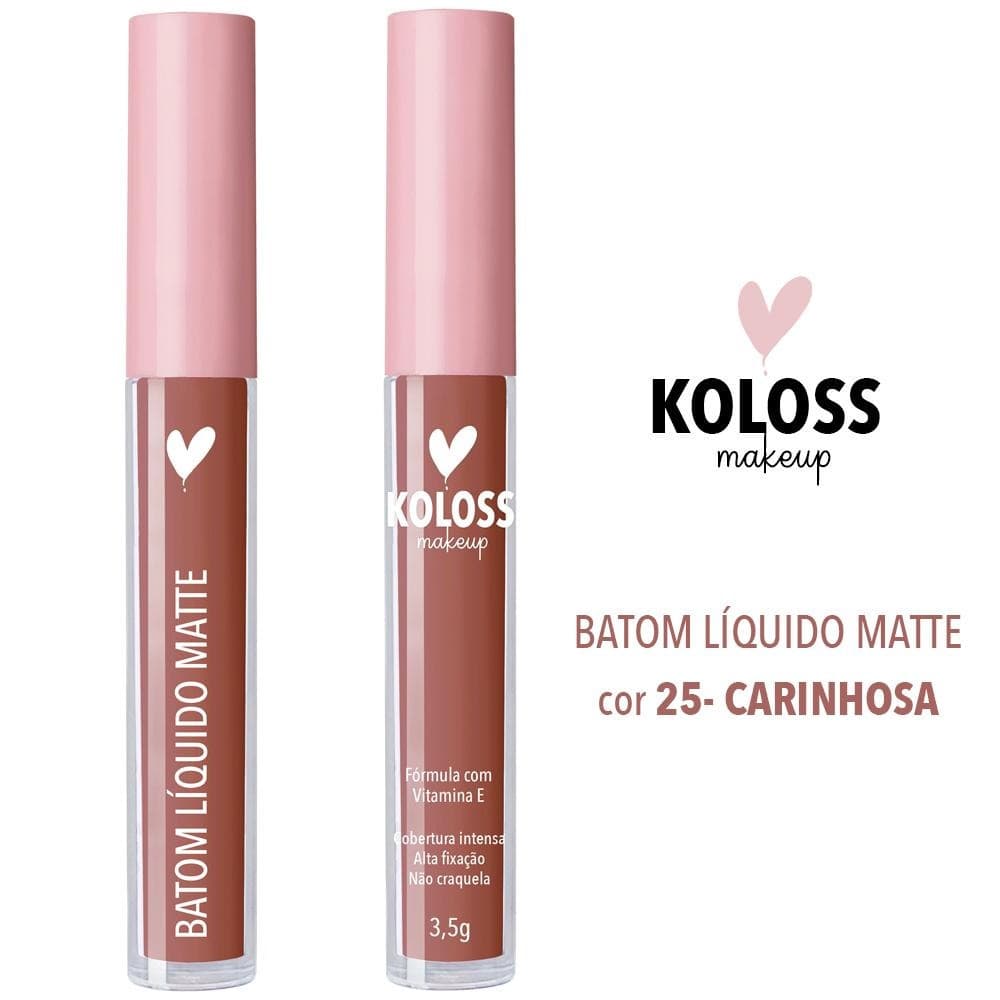 Batom Liquido Matte Koloss cor 25 - Carinhosa