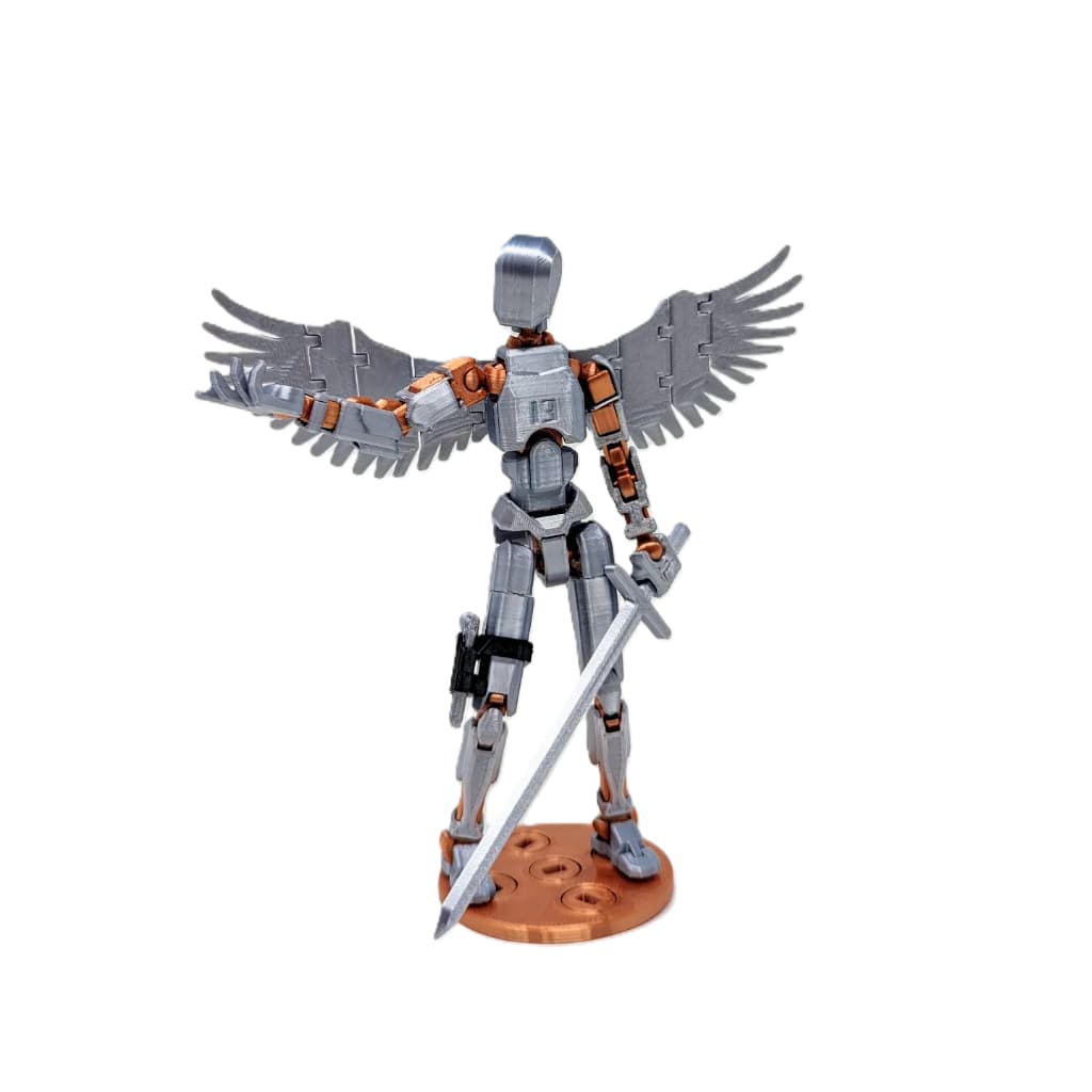 Boneco Articulado Action Figure - Dummy 13 + Asa E Armas