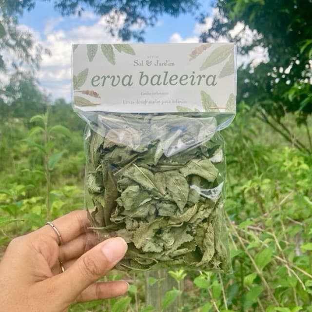 Erva-baleeira desidratada - 12g - Ervas orgânicas  e desidratadas para chá (Cordia verbenaceae)