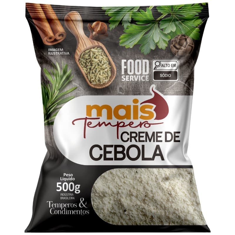 CREME DE CEBOLA PREMIUM 1KG - Promoção Oficial Mais Tempero - Super Linha Premium Mais Tempero