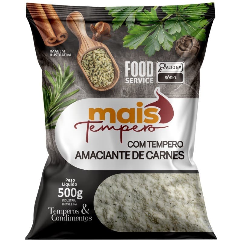 Amaciante De Carne Premium Tempero Condimento 500g