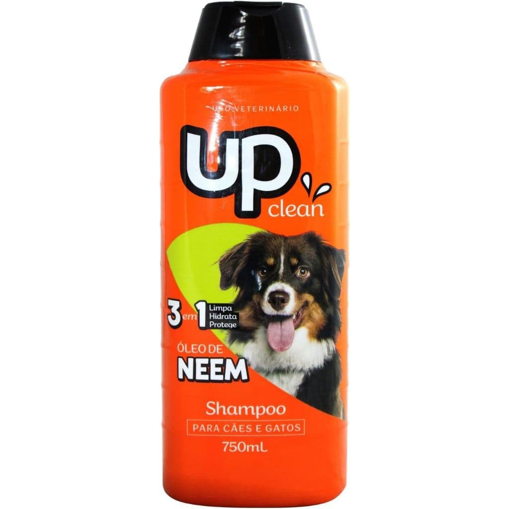 Shampoo para Cachorro, Shampoo para Pets, Shampoo Up Clean Óleo de Neem 750ML