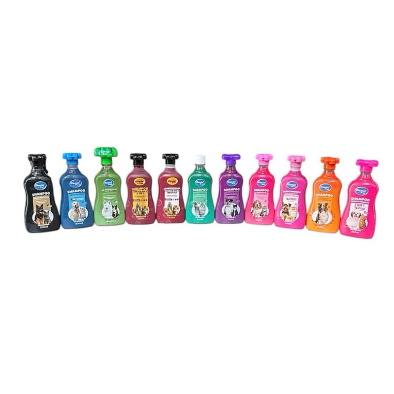 Shampoo Condicionador Genial Pet 500ML Banho Para Cachorro e Gato