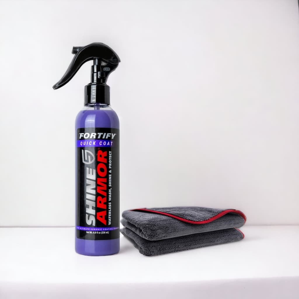 Kit Fortify Shine Armor, Importado Dos Eua, Lava, Encera E Sela A Pintura Do Carro Sem Agua