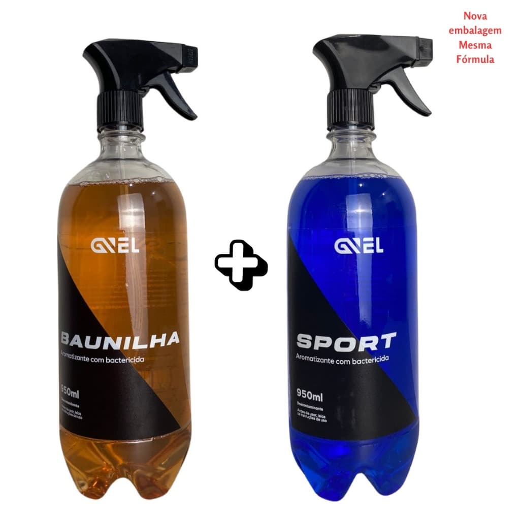 Kit 2 Cheirinho para Carro Ambiente Perfume Carro Novo 950 ML Gnel 🚨promoção🚨Baunilha e Kaiak Sport Lava jato estética