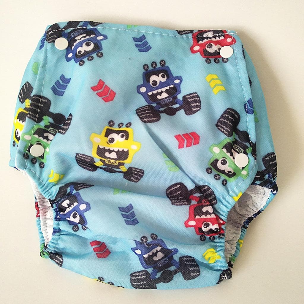 Fralda Plástica Calça Enxuta Reutilizável Ecológica Estampada Transição Bebe Infantil Desfralde