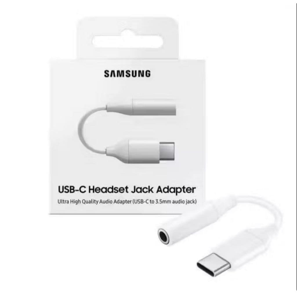 Adaptador Tipo-C P2 SAMSUNG ORIGINAL - Cabo Fone De Ouvido Tipo-C x P2 Adaptador Conector