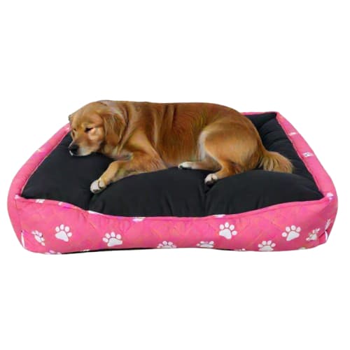 Cama Para Cachorro Grande GG XG 80x60cm Caminha Pet Casinha Impermeável Golden Pitbull