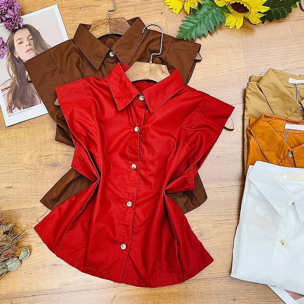Camisa Social Feminina Sem Mangas Blusa Elegante Casual Cores Lisas Trabalho Camisete Modelo Slim