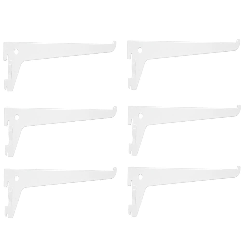Suportes Simples Encaixe Prateleira Trilho Cremalheira Parede 15cm 20cm 25cm 30cm