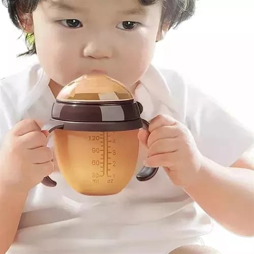 Mamadeira infantil Silicone Bebês 0 A 36 Meses 150ml mamadeira que imita o peito da mãe