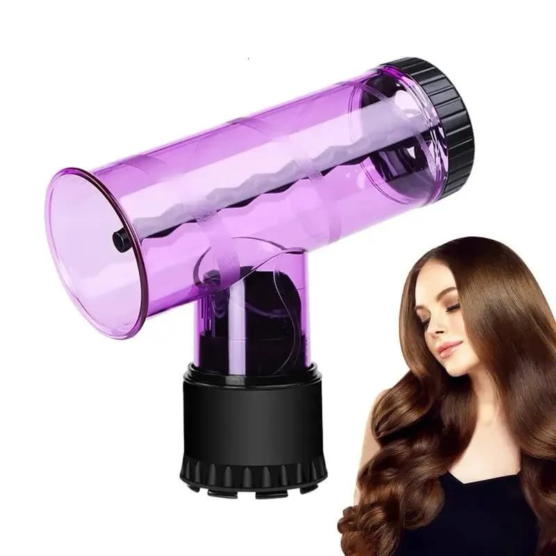 Cabelos Cacheados com Adaptador para Secador Profissional Portátil Fashion Magic Rollers