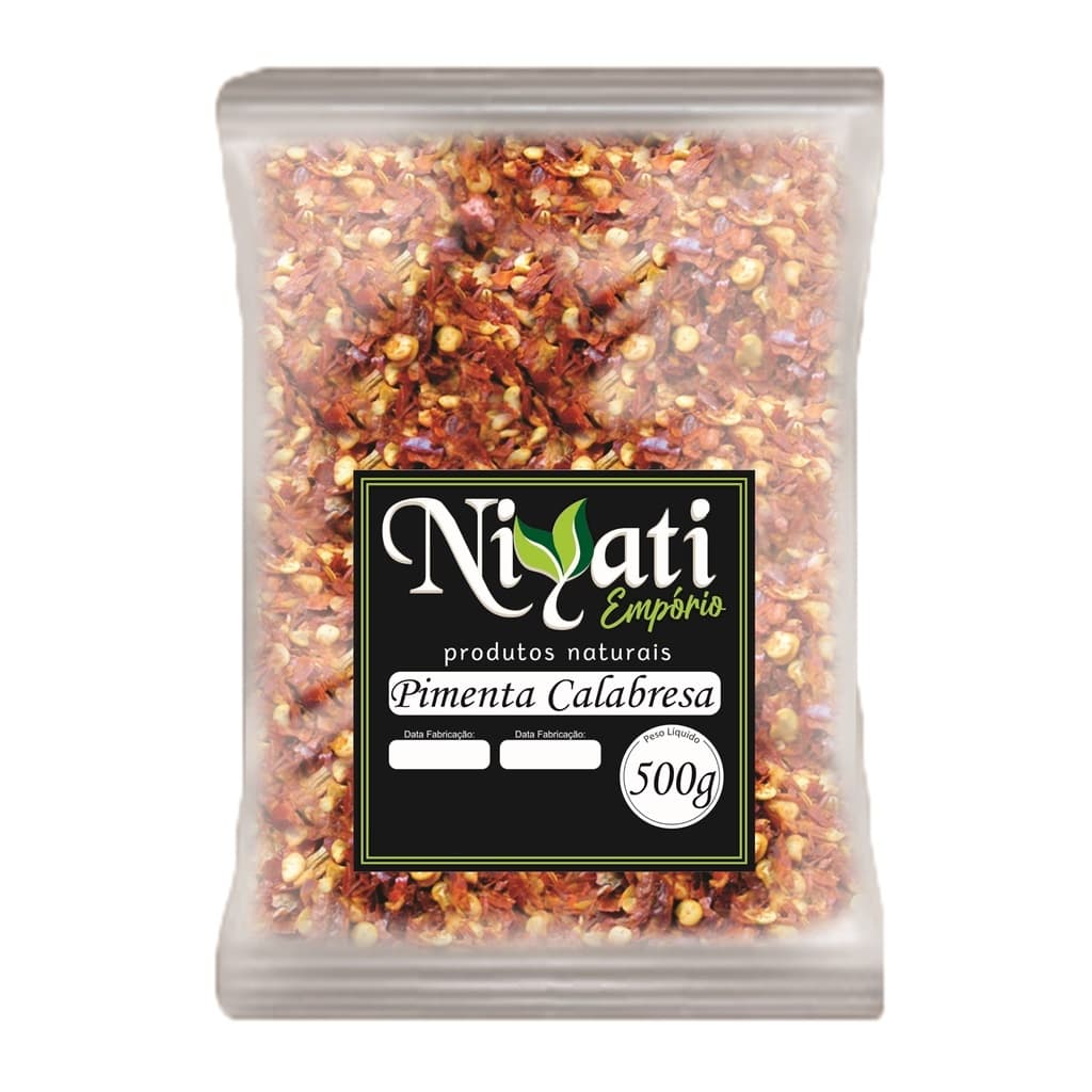 Pimenta Calabresa em Flocos 500g Tempero Condimentos