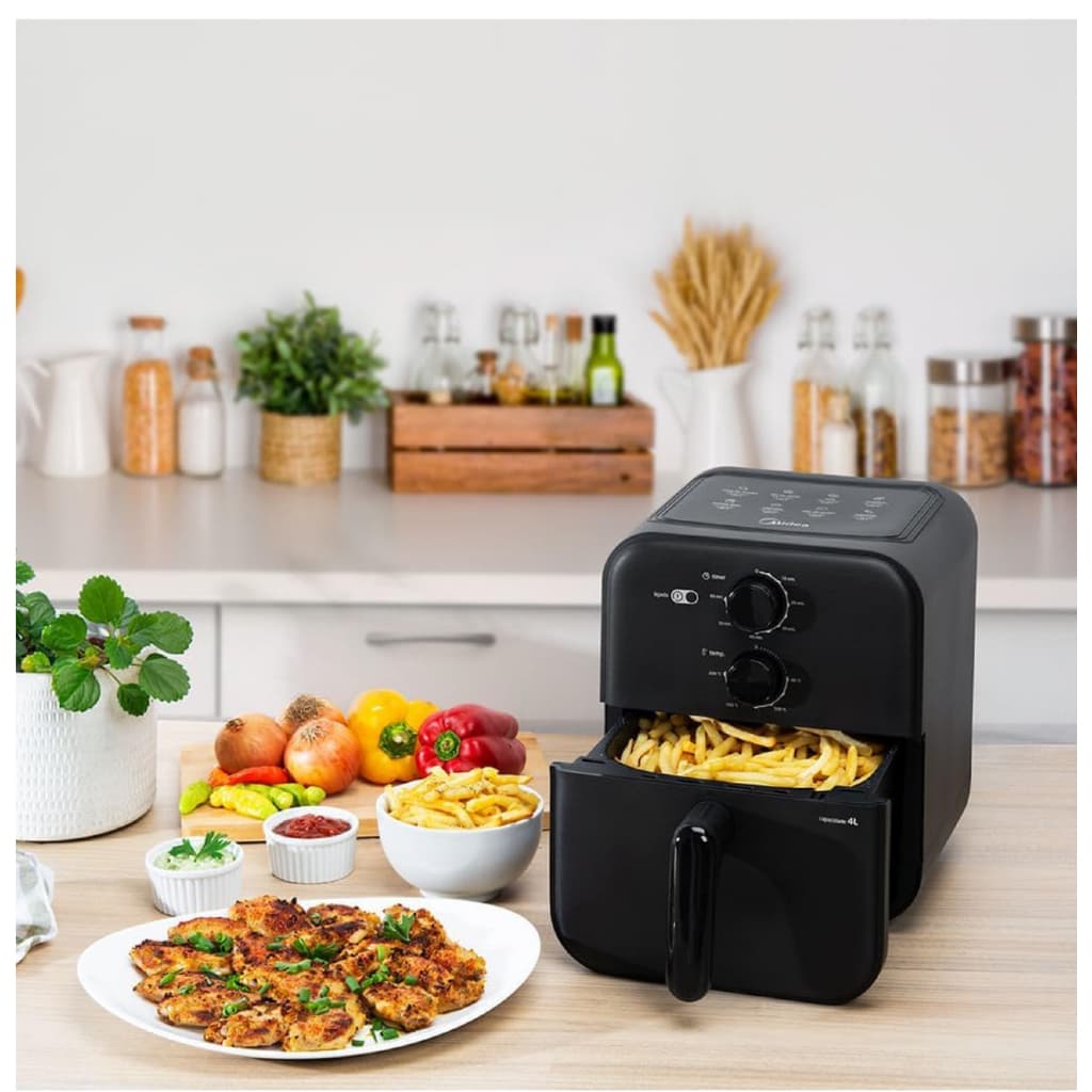 Fritadeira Sem Óleo Capacidade de 4L Midea 1400w Maf400
