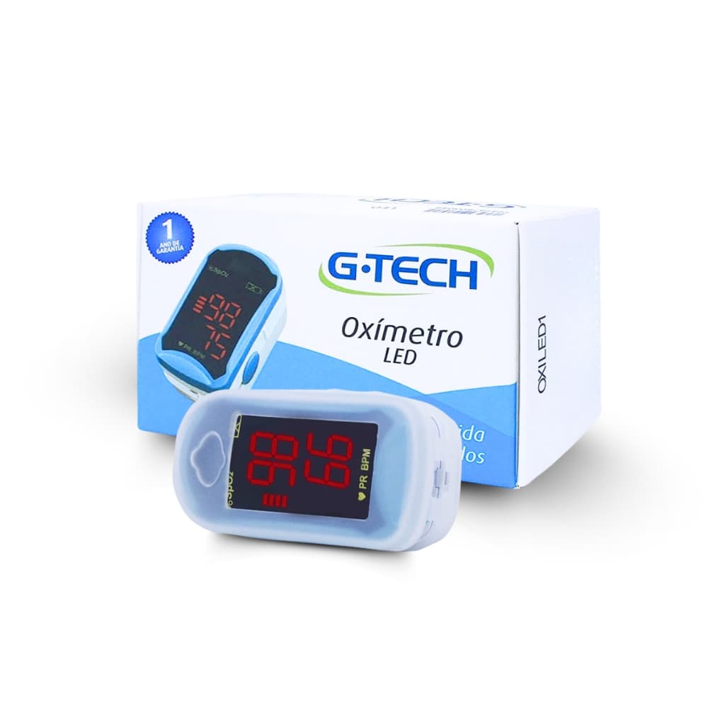 OXÍMETRO PULSO (DEDO) MODELO LED  - G-TECH
